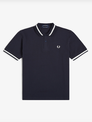 Fred Perry M2 Polo Shirt/Navy/White - SS26