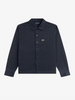 Fred Perry Twill Overshirt/Navy - SS26