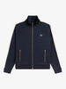 Fred Perry Cable Taped Track Jacket/Navy - SS26