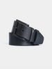 Miguel Bellido Cowhide Leather Belt 35MM/Black - AW26