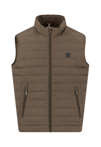 FYNCH HATTON® Premium Melange Gilet/Earth - AW26