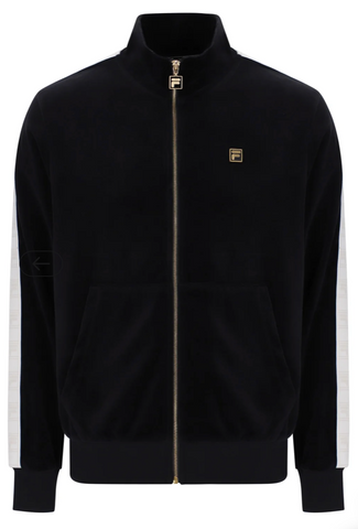Fila® GOLD BOSCO VELOUR TRACK TOP/BLACK - AW26