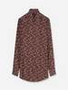 OLYMP® LUXOR Modern Fit Floral Shirt/Bordeaux - AW26
