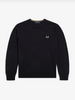 Fred Perry Classic Crew Neck Jumper/Black - AW26