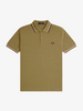 Fred Perry Twin Tipped Shirt/Bronze/Ecru/Oxblood - AW26
