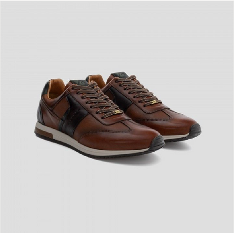 Ambitious Slow Classic Sneaker/Cognac Combi - New SS25