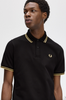 Fred Perry The Twin Tipped Shirt/Black/Champagne - CORE AW25