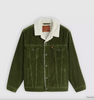 Levi's® Relaxed Corduroy Sherpa Trucker/Duffel Bag Green - New AW25
