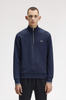 Fred Perry Half Zip Sweat Shirt/Dark Airforce - New AW25