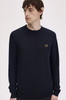 Fred Perry Classic Crew Neck Jumper/Navy - New AW25
