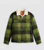 Levi's® Relaxed Plaid Sherpa Trucker/Duffel Bag Green - New AW25