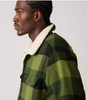 Levi's® Relaxed Plaid Sherpa Trucker/Duffel Bag Green - New AW25