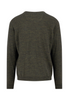 FYNCH HATTON® Luxury Cotton/Wool Blend Jumper/Dark Ivy - New AW25