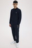 Fred Perry One Colour L/S Shirt/Navy - SS26 SALE