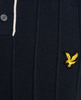 Lyle & Scott Tipped Pique Knitted Polo Shirt/Dark Navy - SS26