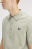 Fred Perry Knitted Polo Shirt/Seagrass - SS26