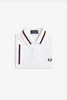 Fred Perry M2 Polo Shirt/White/Maroon - SS26