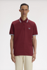 Fred Perry The Twin Tipped Shirt/Maroon/White/Ice - SS26