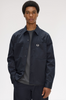 Fred Perry Twill Overshirt/Navy - SS26