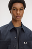 Fred Perry Twill Overshirt/Navy - SS26