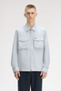 Fred Perry Ripstop Pocket Overshirt/Dusky Blue - SS26