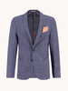 A FISH NAMED FRED BLAZER UNSTRUCTURED LINEN LIGHTWEIGHT BLAZER/BLUE GREY - SS26