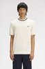 Fred Perry M7 Crew Neck Pique T-Shirt/Ecru - SS26 Made in Portugal