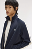 Fred Perry Cable Taped Track Jacket/Navy - SS26