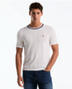 Original Penguin® Geometric Eyelet Sweater/White - SS26