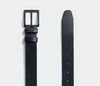 Miguel Bellido Cowhide Leather Belt 35MM/Black - AW26