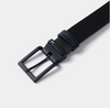 Miguel Bellido Cowhide Leather Belt 35MM/Black - AW26