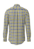 FYNCH HATTON® Herringbone Check Shirt/Green - AW26
