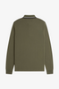 Fred Perry Twin Tipped L/S Shirt/Laurel Wreath Green/Slate  - AW26