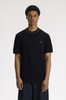 Fred Perry M7 Crew Neck Pique T-Shirt/Black - AW26