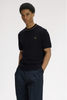 Fred Perry M7 Crew Neck Pique T-Shirt/Black - AW26