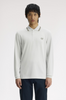 Fred Perry Twin Tipped L/S Shirt/Slate/Laurel Wreath Green  - AW26
