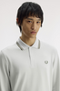 Fred Perry Twin Tipped L/S Shirt/Slate/Laurel Wreath Green  - AW26