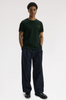 Fred Perry Twin Tipped T-Shirt/Grassroots/Ecru/Bronze - AW26