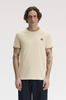 Fred Perry Twin Tipped T-Shirt/Oatmeal/Bronze - AW26