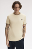 Fred Perry Twin Tipped T-Shirt/Oatmeal/Bronze - AW26