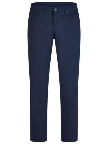 BRUHL® YORK Lightweight Cotton Summer Trousers/Dark Marine - SS26
