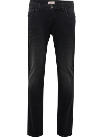 FYNCH HATTON® Durban Modern Fit Stretch Jeans/Washed Black - New SS22i