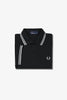 Fred Perry Twin Tipped Shirt/Black/Porcelain - SS23 CORE