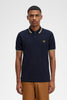 Fred Perry Twin Tipped Shirt/Navy/Ecru/Gold - New SS23