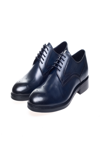 John White PEMBROKE Derby Shoes/Navy New AW19