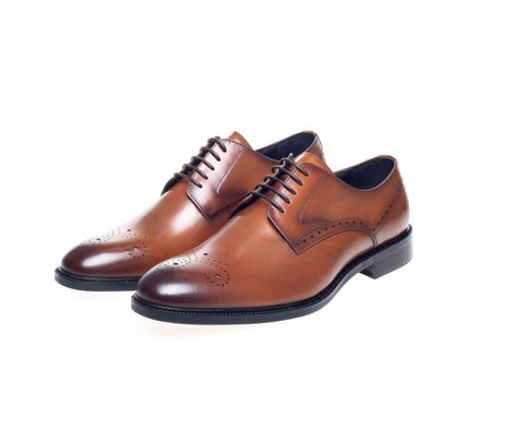 John White Pembroke Derby Shoes/Tan - New SS22