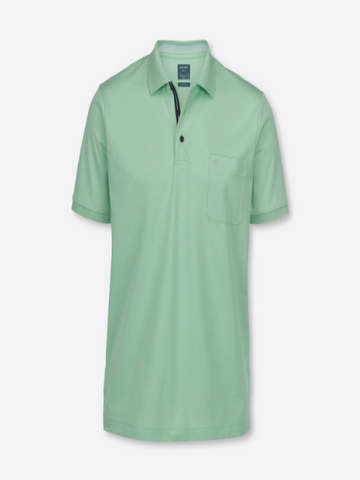 Olymp® Soft Handle Modern Fit Polo/Mint - New SS22