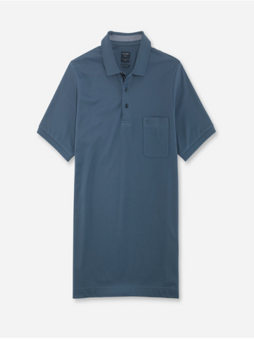 Olymp® Soft Handle Modern Fit Polo/Nuremberg Blue - New AW22