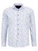 FYNCH HATTON® Blue Print Story Shirt/Off White - SS23 SALE