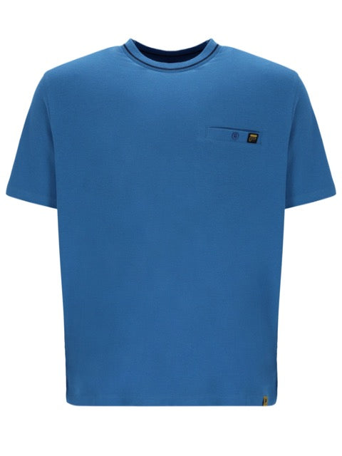 FILA® GOLD 'Tomba' Pocket T-Shirt/Vallarta Blue - New AW22